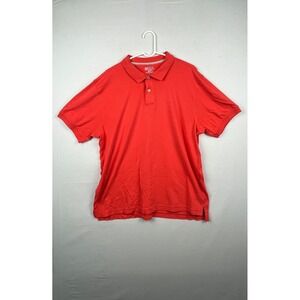Boca Classics Polo Shirt Mens Large Short Sleeve 100% Cotton Red